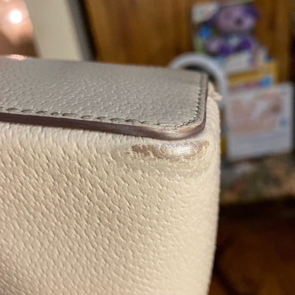 GRay LEATHER KATE SPADE CROSSBODY SHOULDERBAG VNTG - Picture 12 of 12